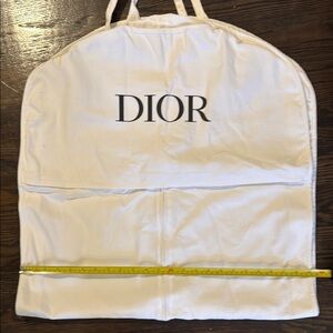 Dior White Garment Bag